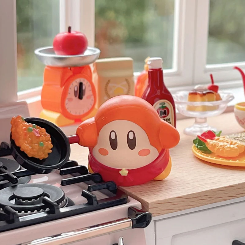 Model Kitchen Set Pvc - ReMent Kirby Kitchen Blind Box Cute