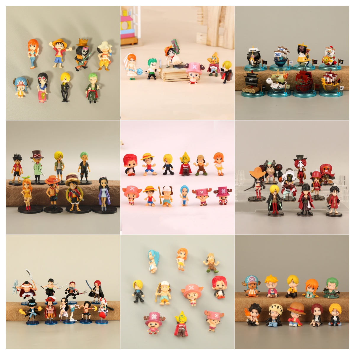 Model Kit Chopper - 6-12Pcs/Set One Piece Monkey D. Luffy