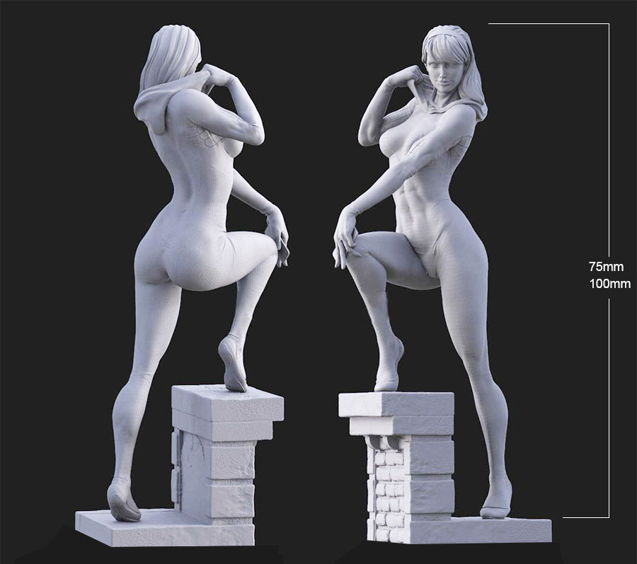 Model Kit Ixchel - 1/24 75mm 1/18 100mm Resin Model