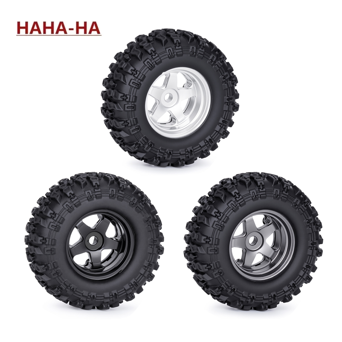Model Kit Jeep - 0.7'' Aluminum 5-Spokes Beadlock Wheel Rims