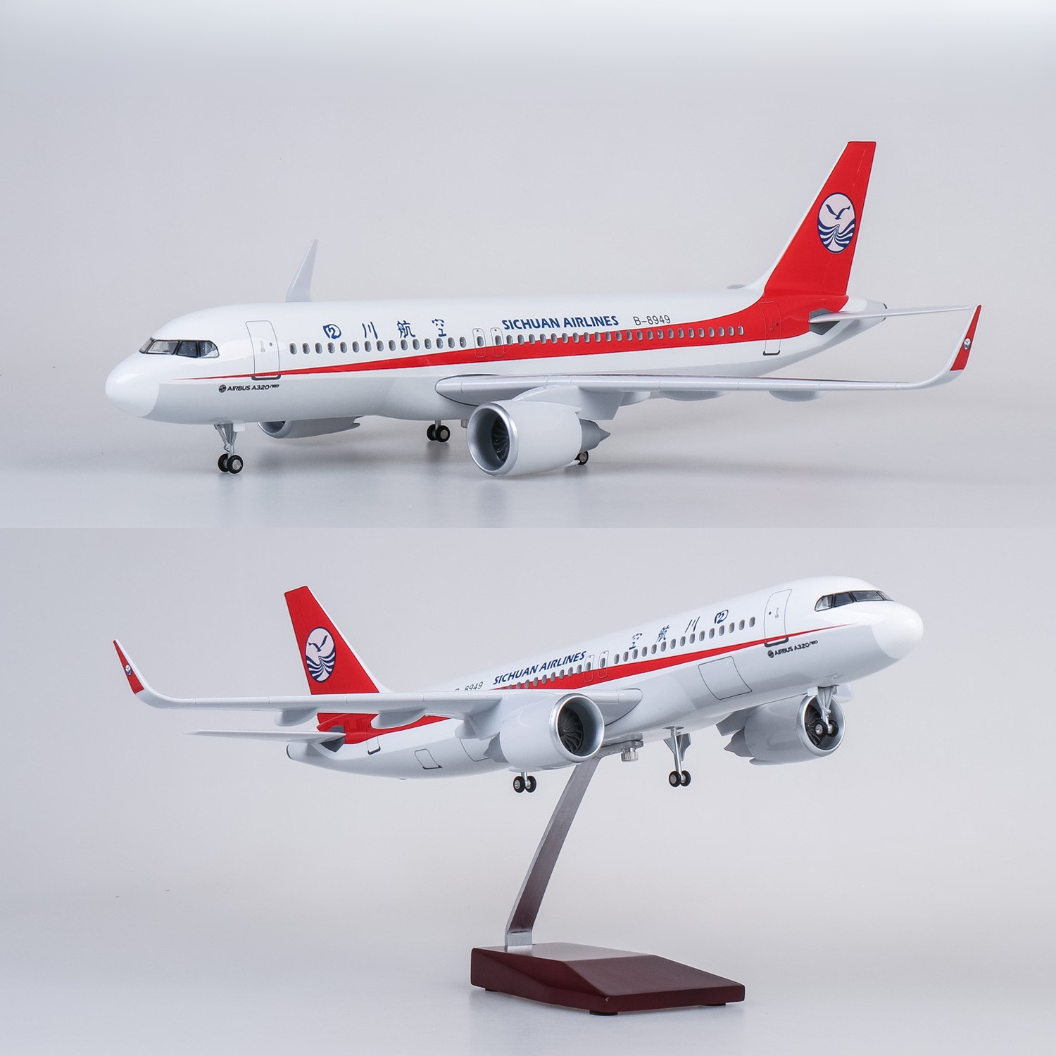 Model Kit Resin - 47cm Large Scale Sichuan A320 Diecast