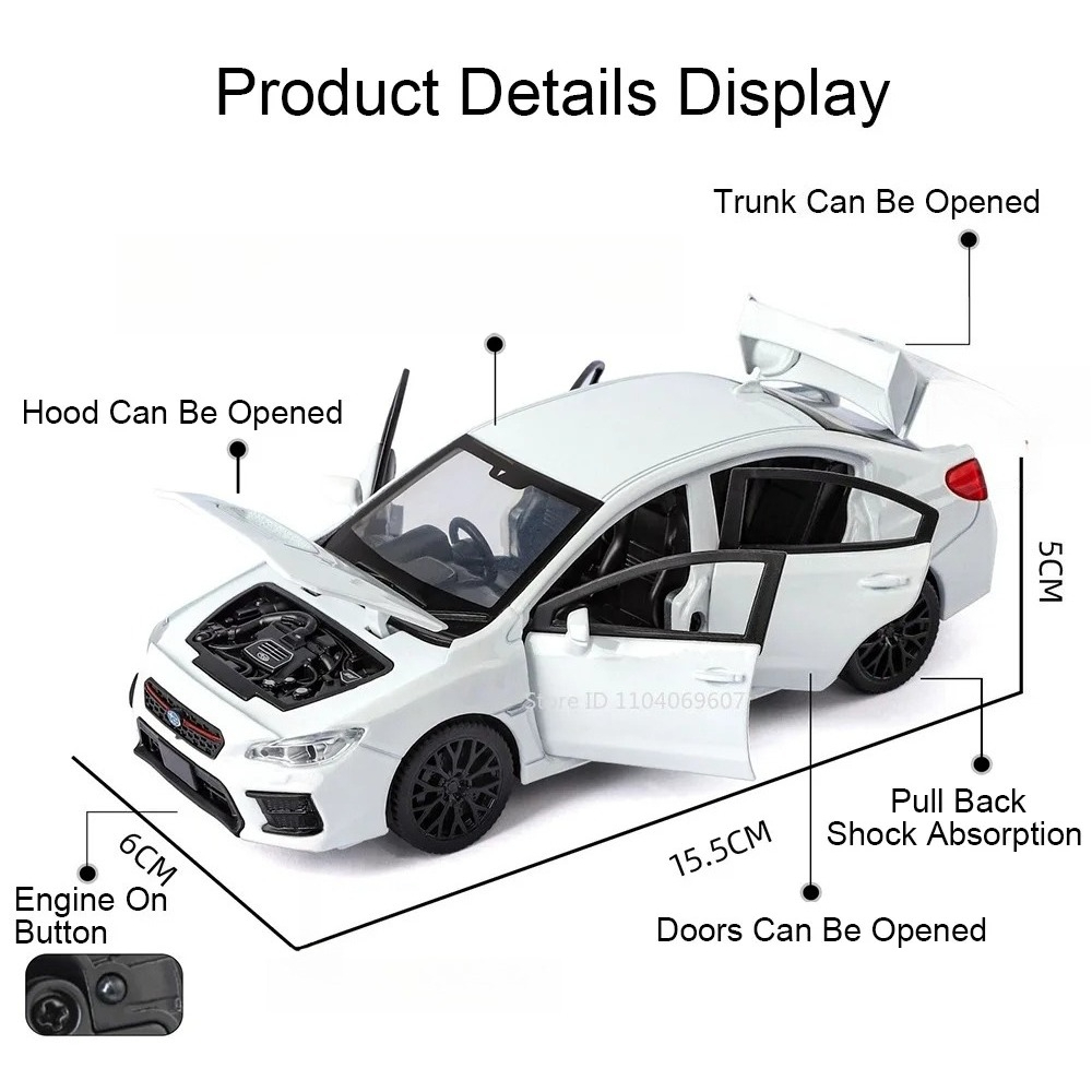 1:30 Scale WRX STI AE86 Model  - đánh giá và giá Model Kit Ae86