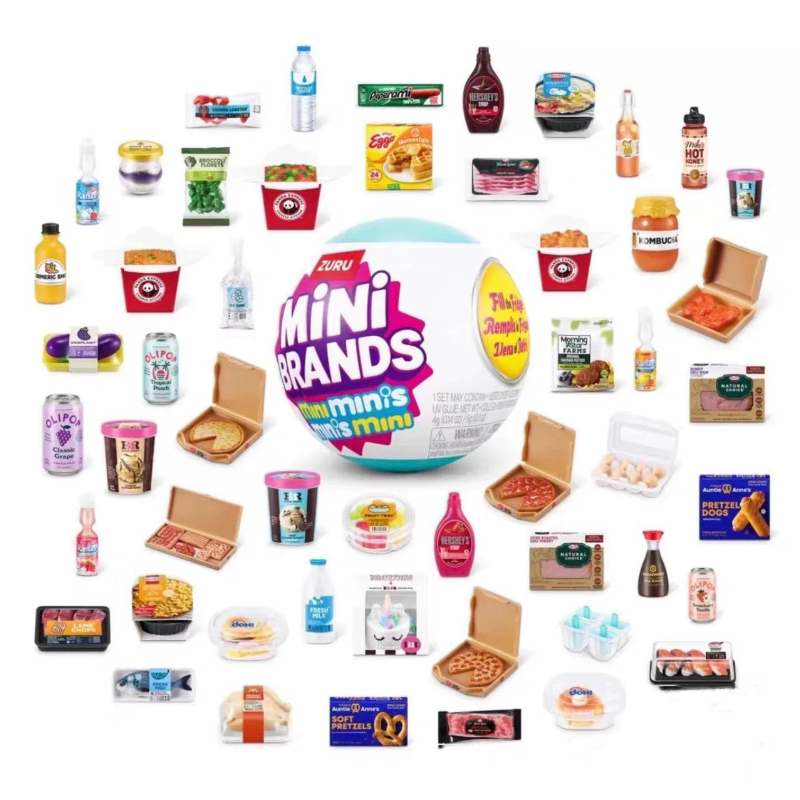 Mini Brands Fridge Mystery Bal - đánh giá và giá Model Kitchen Set Pvc