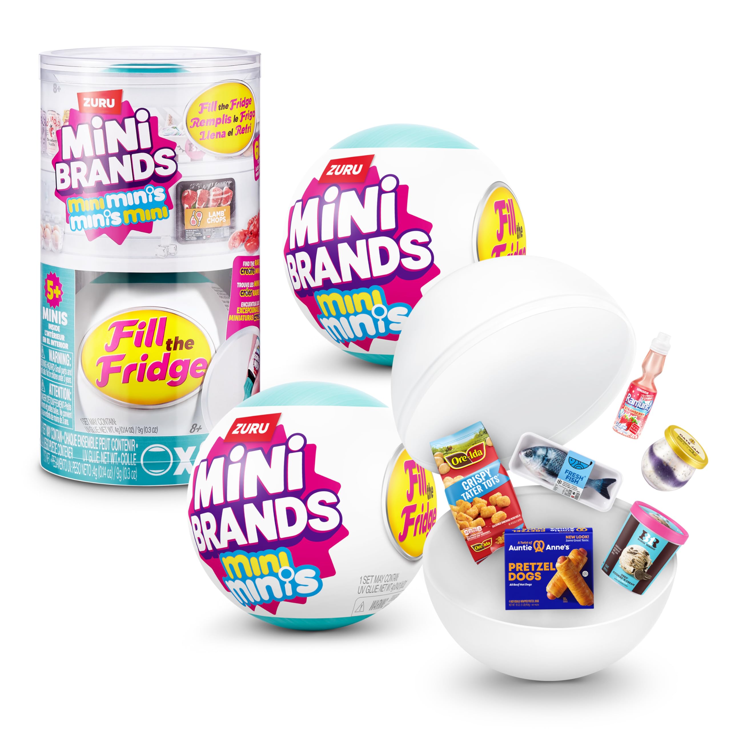 Mini Brands Fridge Mystery Bal - đánh giá và giá Model Kitchen Set Pvc