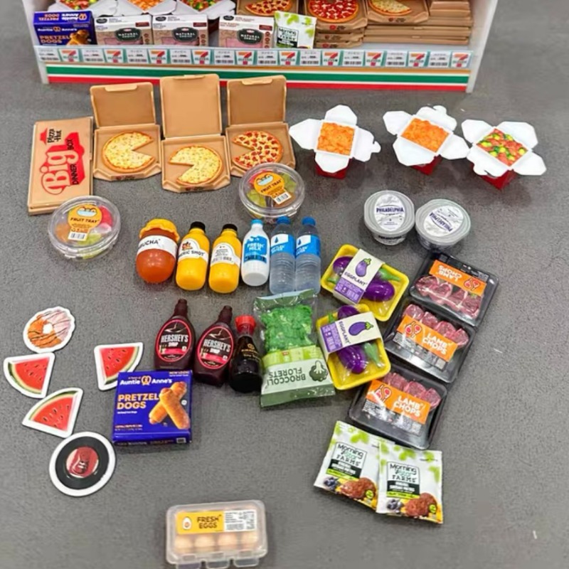 Mini Brands Fridge Mystery Bal - đánh giá và giá Model Kitchen Set Pvc