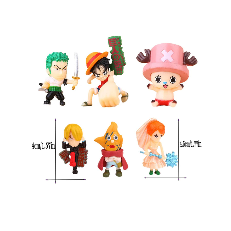 6Pcs/Set One Piece Monkey D. L - đánh giá và giá Model Kit Chopper