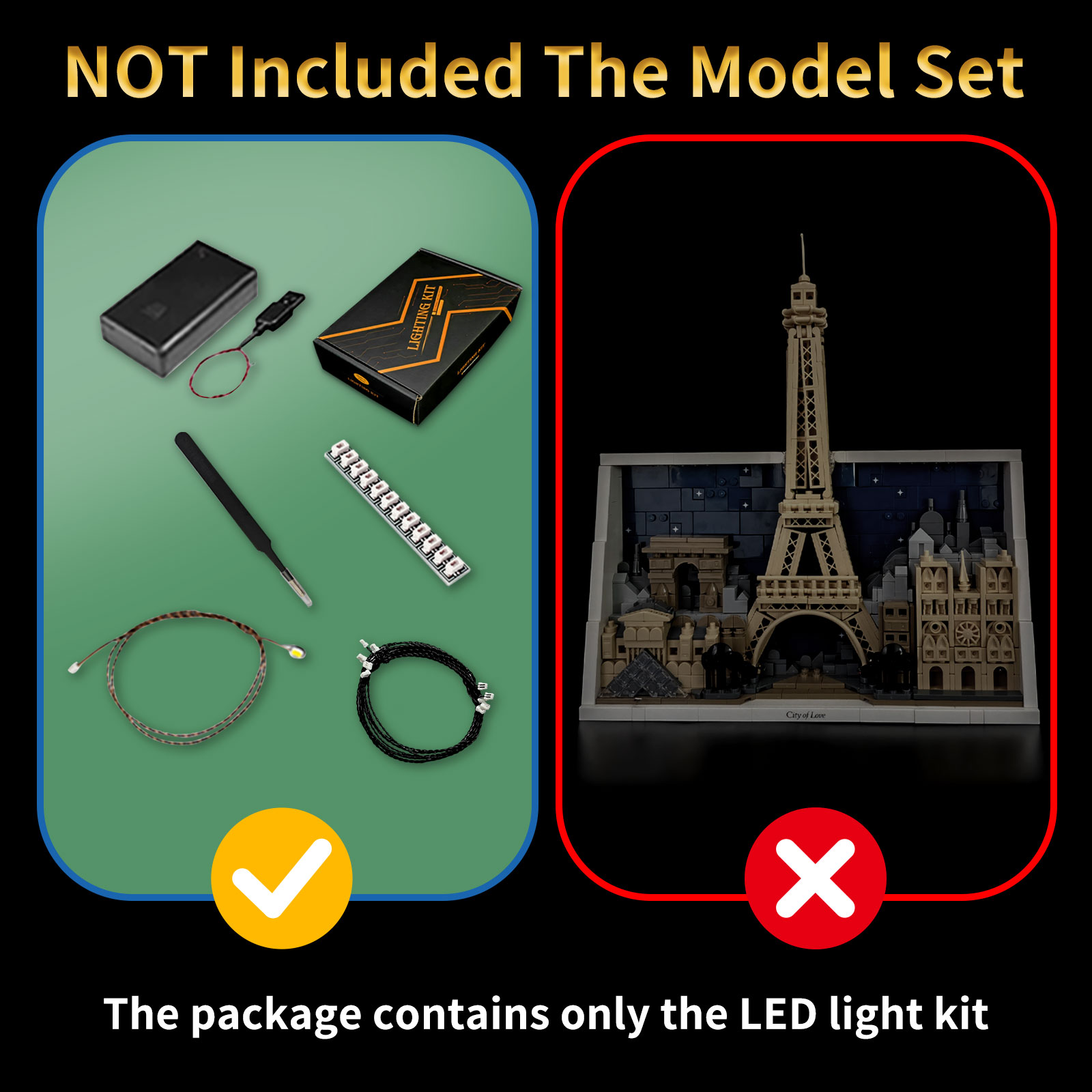 LYBMTWF LED Lighting Kit Compa - đánh giá và giá Model Kit Lego