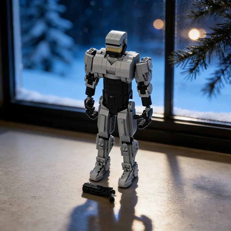 522pcs MOC Robocop Model Build - đánh giá và giá Model Kit Robocop