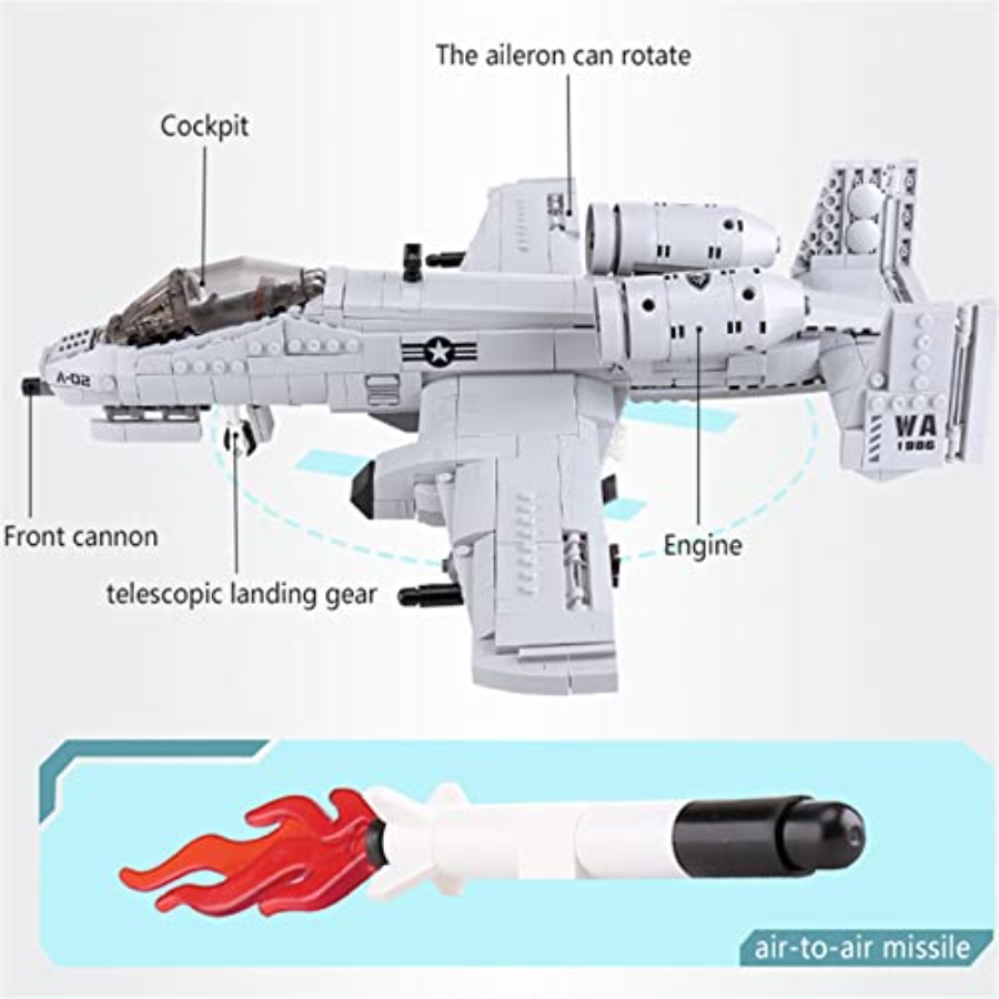 WW2 fighter jet building toys  - đánh giá và giá Model Kit Jet