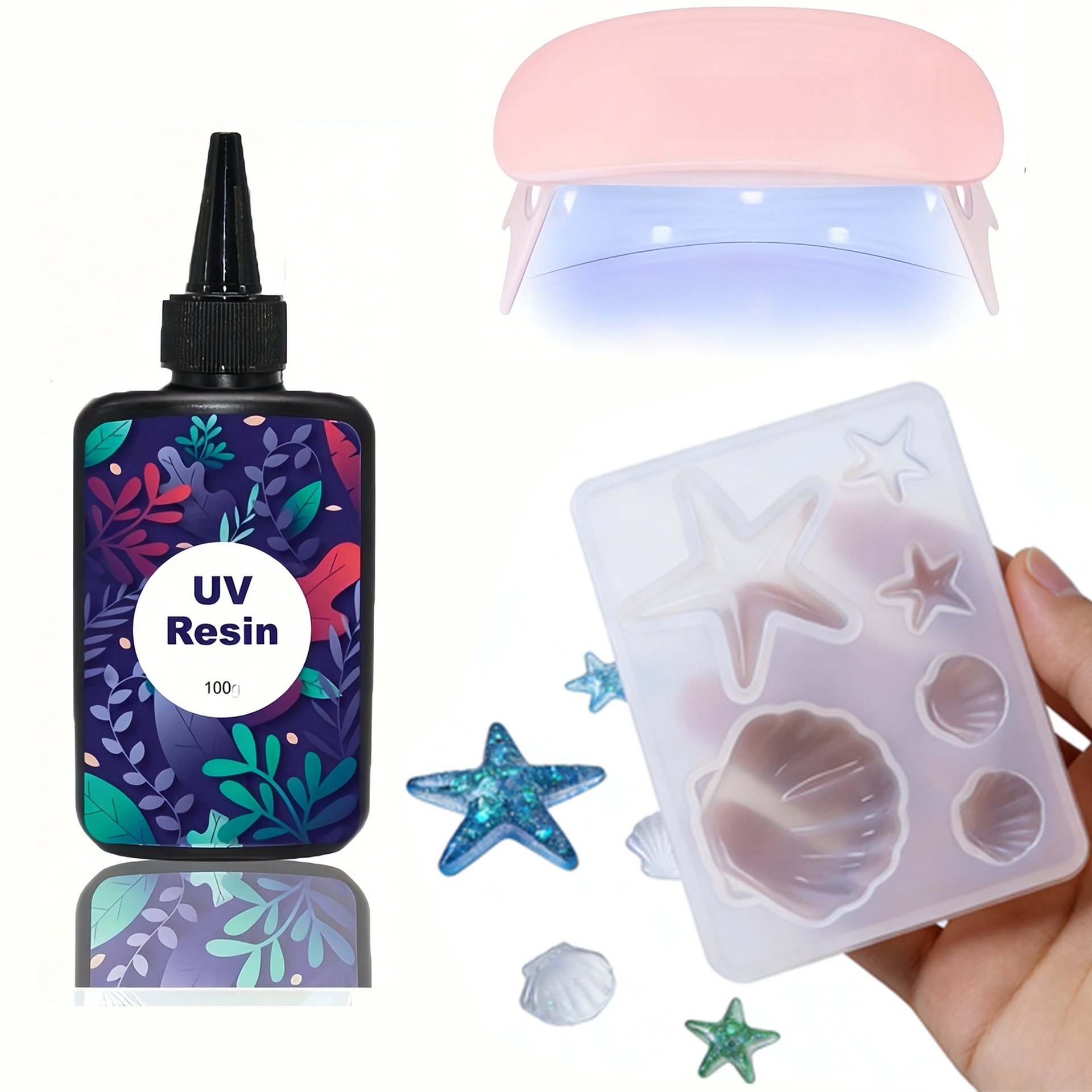 DIY Ocean Theme Crystal Epoxy  - đánh giá và giá Model Kit Resin