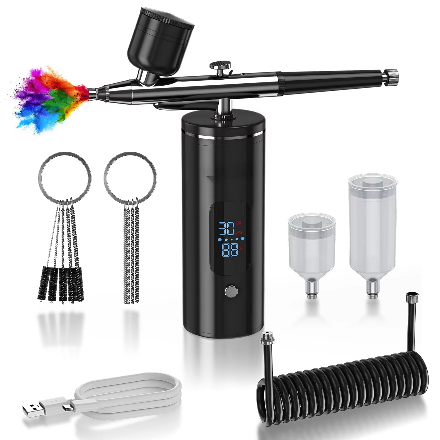 Rechargeable Cordless Airbrush - đánh giá và giá Airbrush Compressor Kit