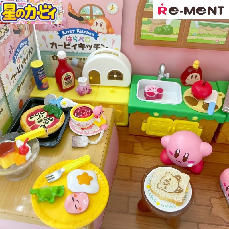 RE-MENT Kirby Kitchen Miniatur - đánh giá và giá Model Kitchen Set Pvc