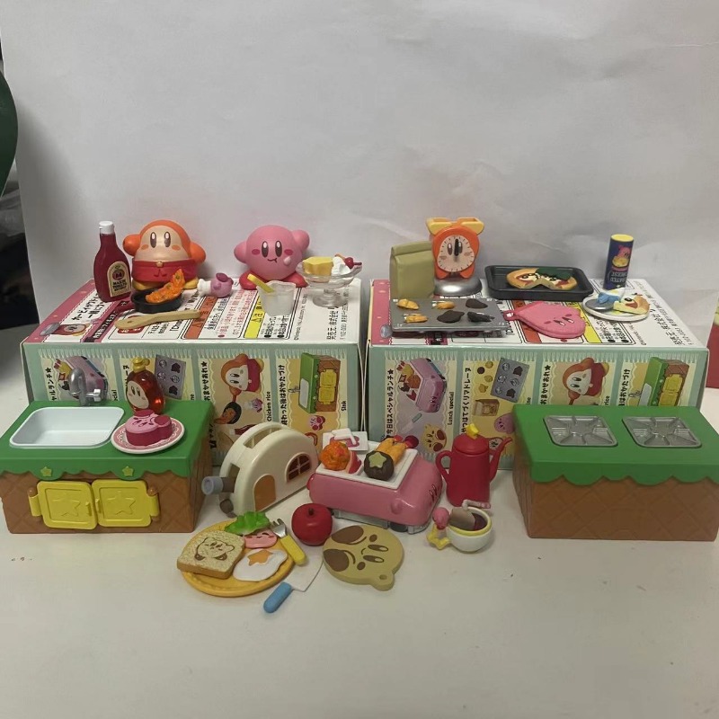 Boxed 8Pcs/set Anime Kirby Kit - đánh giá và giá Model Kitchen Set Pvc