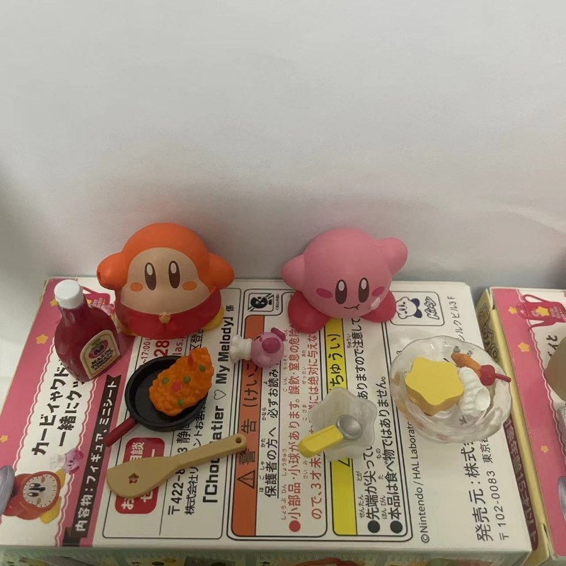 Boxed 8Pcs/set Anime Kirby Kit - đánh giá và giá Model Kitchen Set Pvc