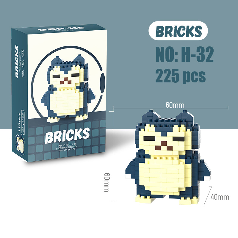 Pokemon Micro Building Blocks  - đánh giá và giá Model Kit Resin