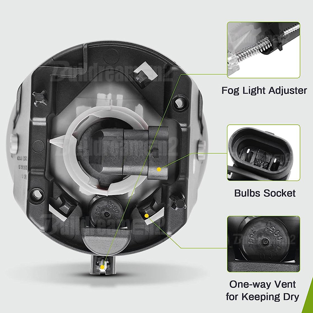 2 Pieces Car Front Fog Light A - đánh giá và giá Model Kit Jeep