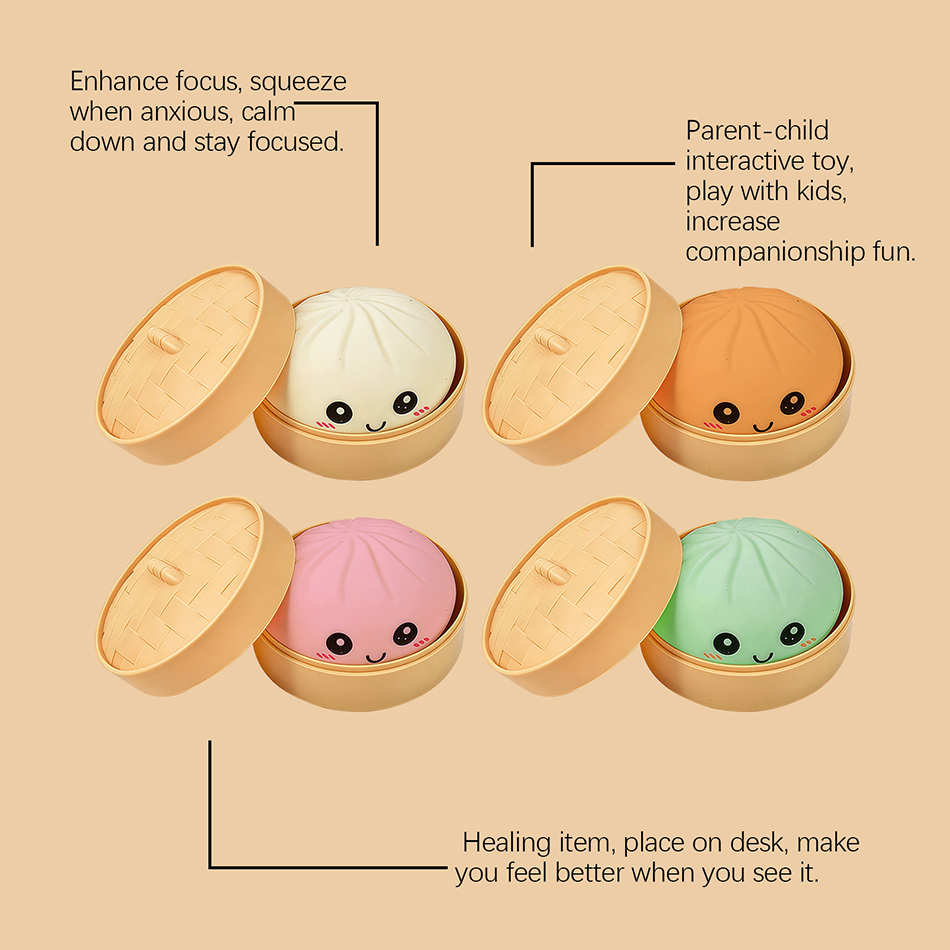 New Dumpling Squishies Blind B - đánh giá và giá Model Kitchen Set Pvc