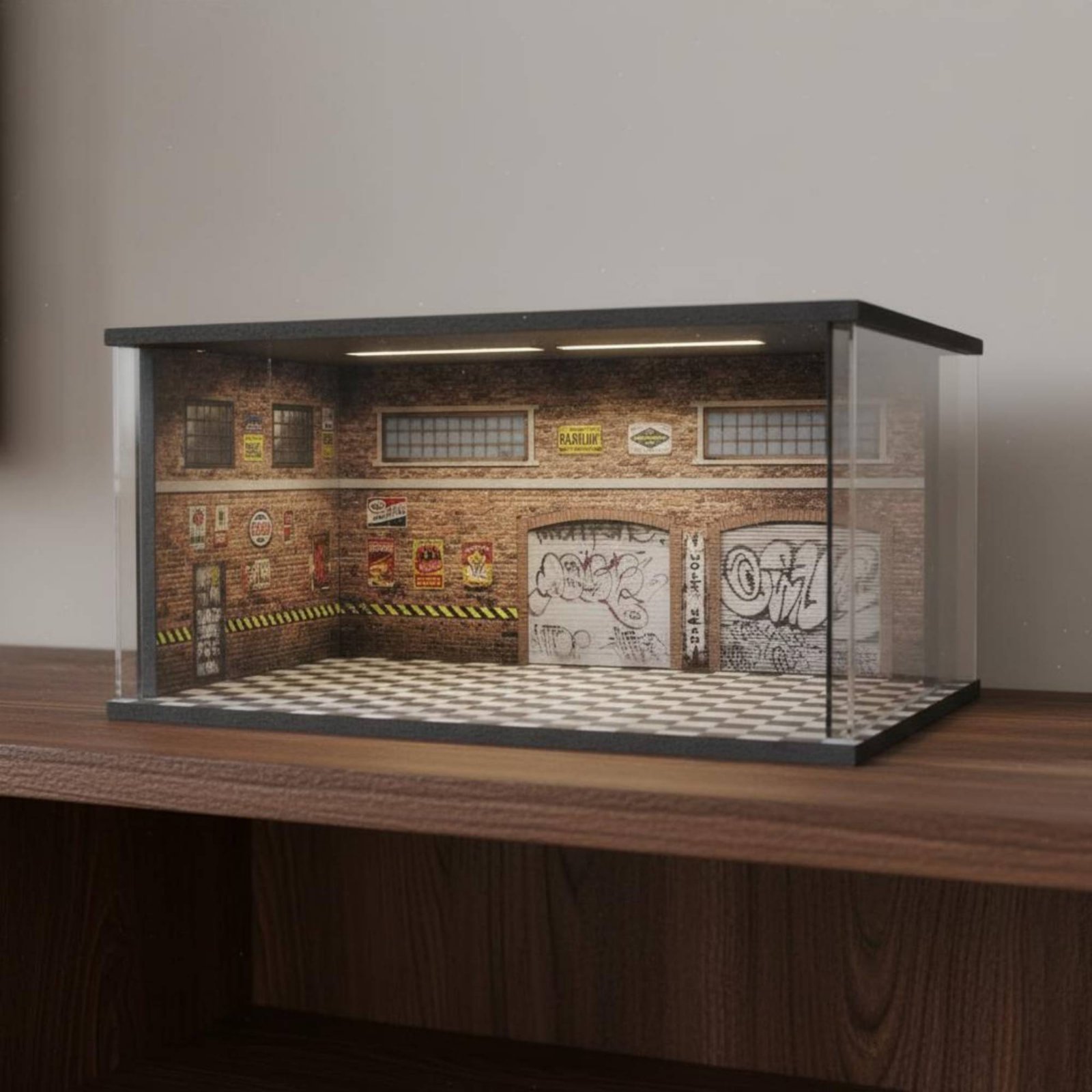 Lighted Car Repair Shop Model  - đánh giá và giá Model Kit Cars
