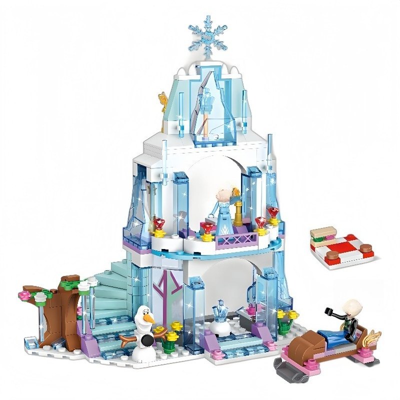 Elsa Ice Castle Building Block - đánh giá và giá Model Kit Lego