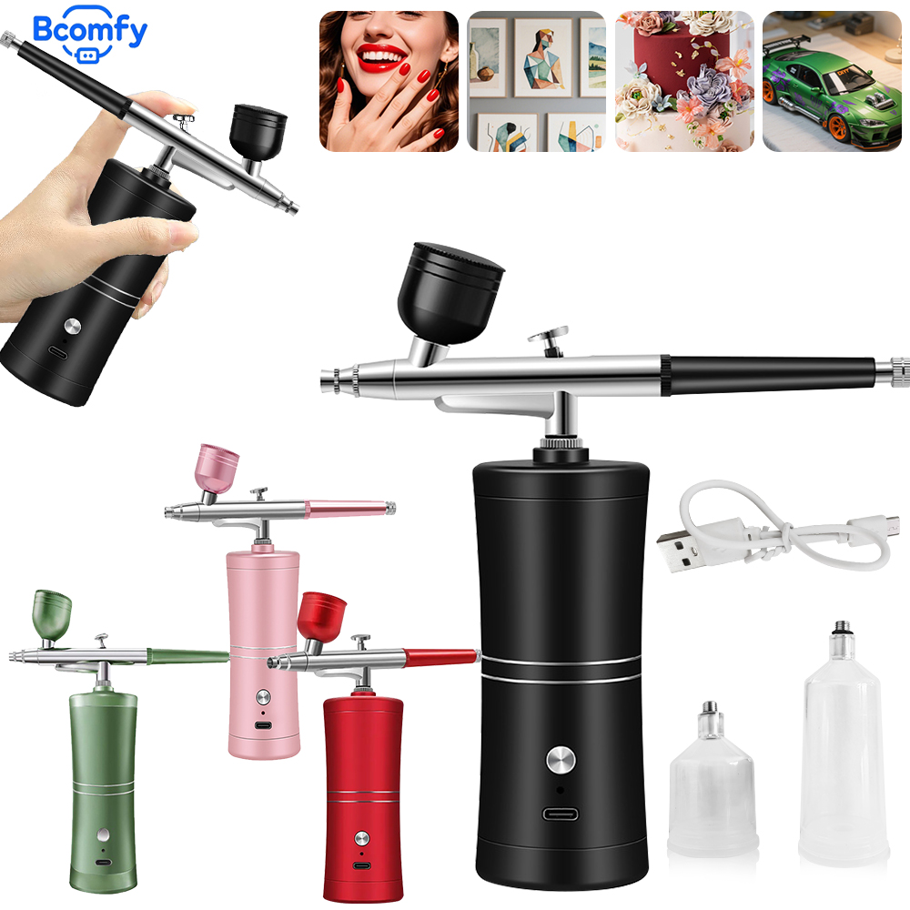Airbrush Nail with Compressor  - đánh giá và giá Airbrush Compressor Kit