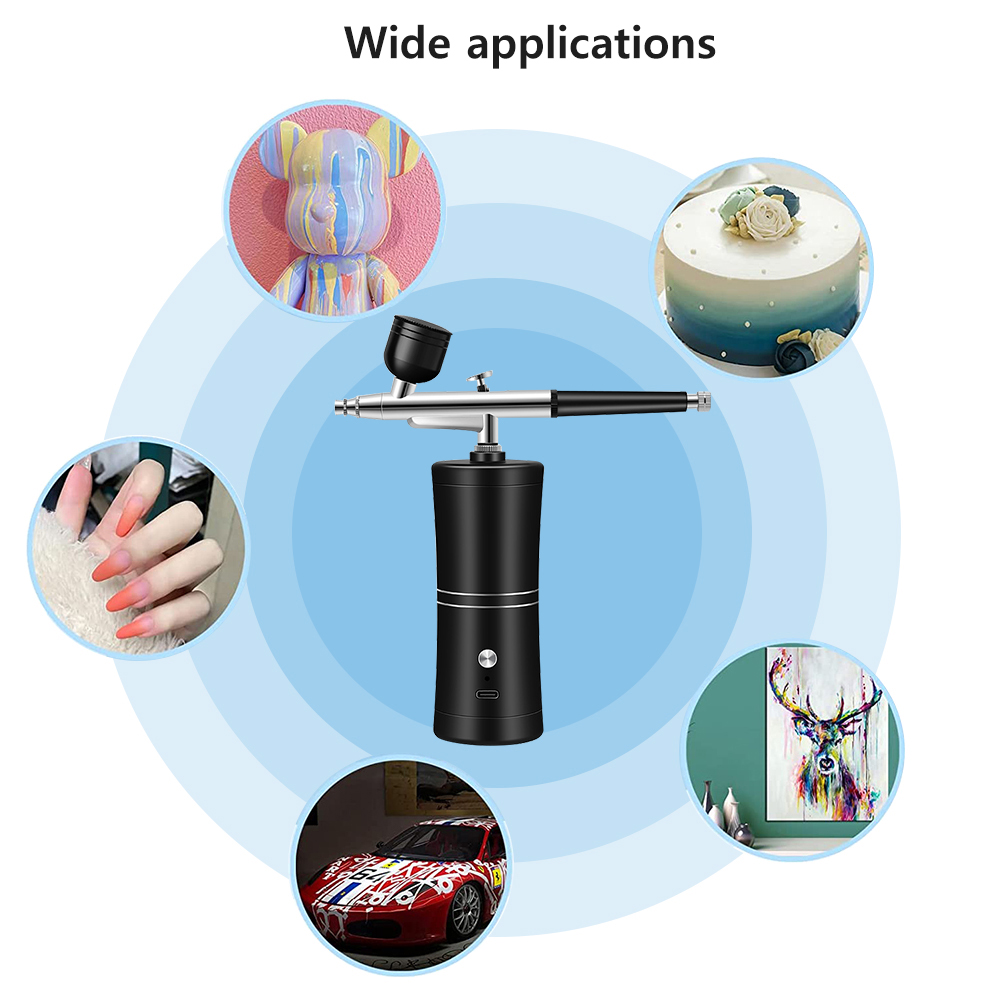 Airbrush Nail with Compressor  - đánh giá và giá Airbrush Compressor Kit