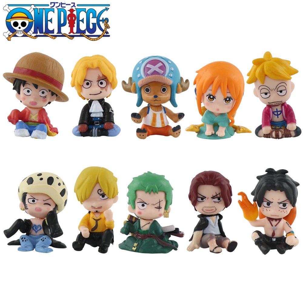 One Piece 10PCS  Figures Set L - đánh giá và giá Model Kit Judge