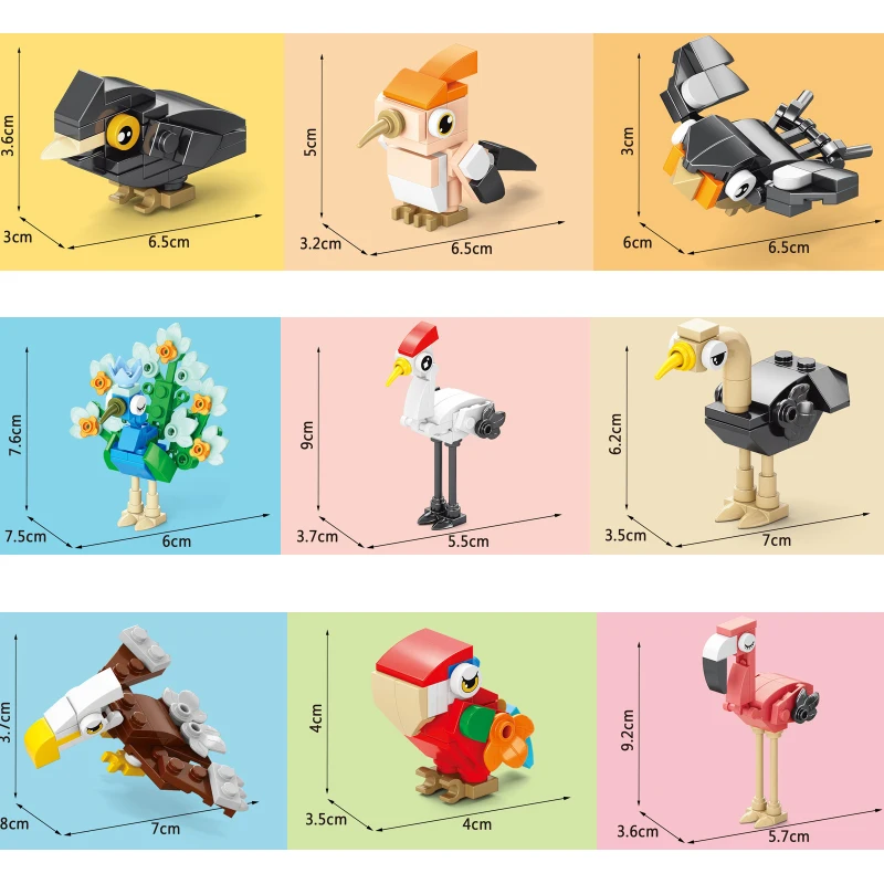 Bricks Animal Bird Paradise Cr - đánh giá và giá Model Kit Toy