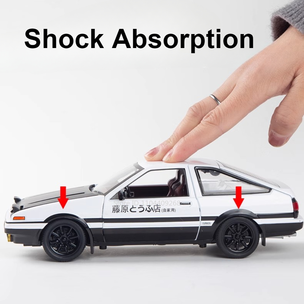 Large 1:20 Initial D AE86 Roll - đánh giá và giá Model Kit Ae86