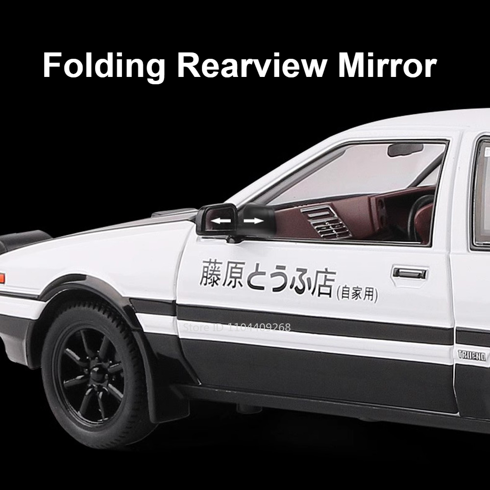 Large 1:20 Initial D AE86 Roll - đánh giá và giá Model Kit Ae86