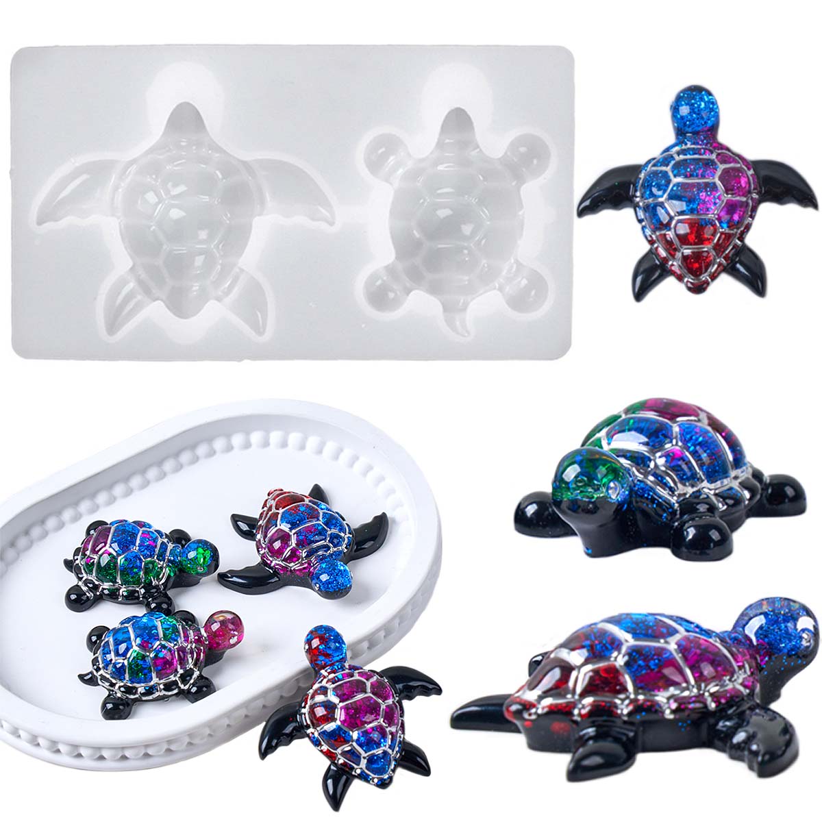 3D Sea Turtle Keychain Silicon - đánh giá và giá Model Kit Resin