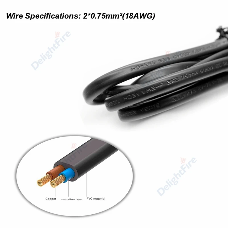 EU Plug Power Supply Cable IEC - đánh giá và giá Model Kit Chainsaw Man