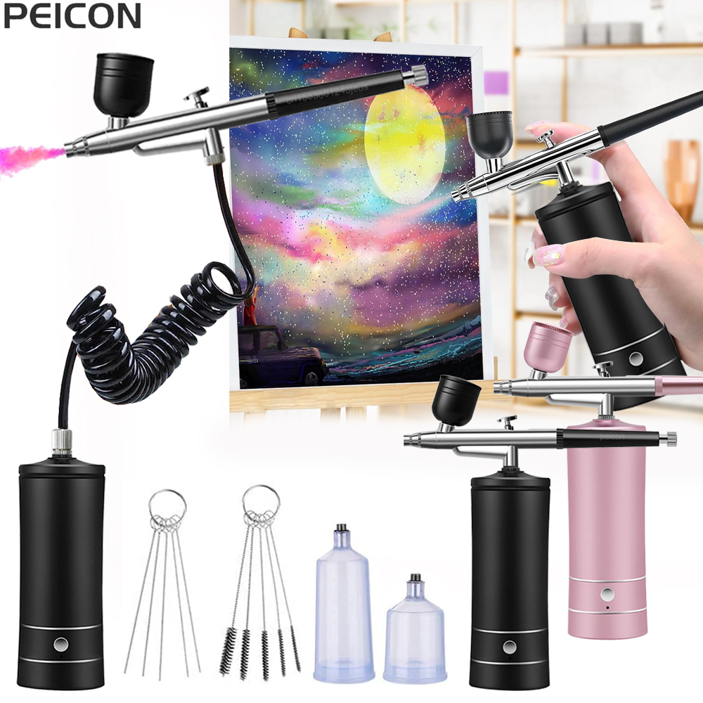 Airbrush Painting Airbrush wit - đánh giá và giá Airbrush Compressor Kit