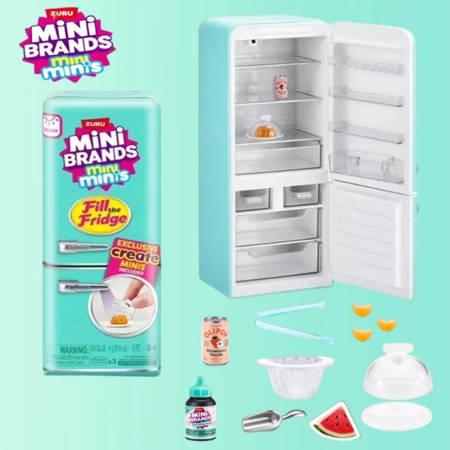ZURU 5 Surprise Mini Fridge Ba - đánh giá và giá Model Kitchen Set Pvc