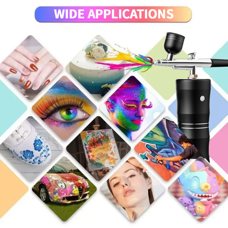 Oxygen Spray Mini Air Compress - đánh giá và giá Airbrush Compressor Kit