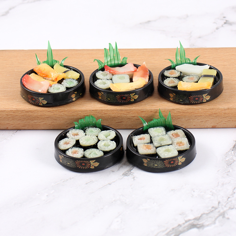 Mini Gold Pattern Sushi Platte - đánh giá và giá Model Kitchen Set Pvc
