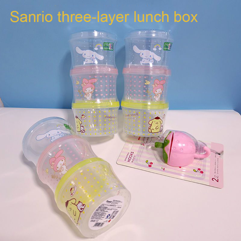 Kitty Bento Box Set 3 Pieces C - đánh giá và giá Model Kitchen Set Pvc