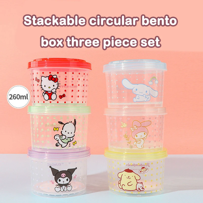 Kitty Bento Box Set 3 Pieces C - đánh giá và giá Model Kitchen Set Pvc