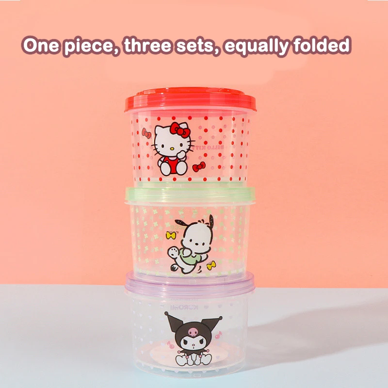 Kitty Bento Box Set 3 Pieces C - đánh giá và giá Model Kitchen Set Pvc
